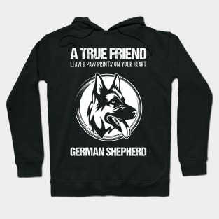 German Shepherd Dog True Friend Heart Gift Present Shirt Hoodie